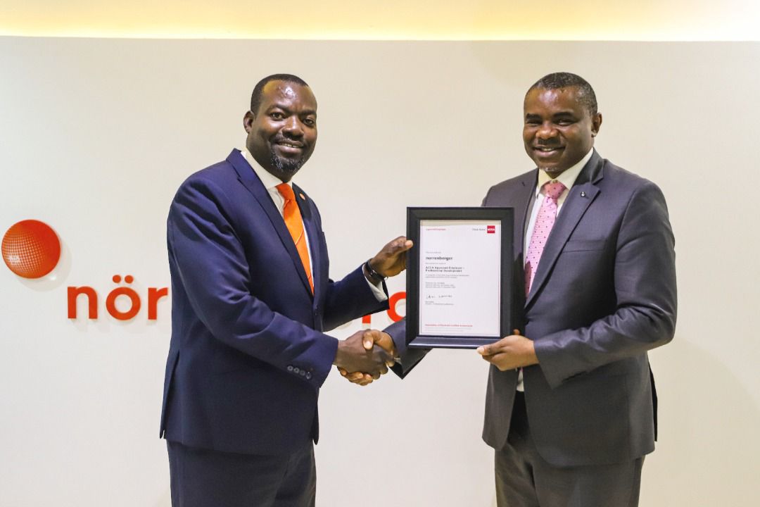 Norrenberger receives an award for ACCA Approved Employer (AE) – Professional Development